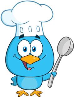 Littlebuds 50 cm Chef Bird Removable Sticker