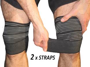 TIMA 1 Pair Elastic Breathable Knee Brace Compression Bandage Wraps Knee Support