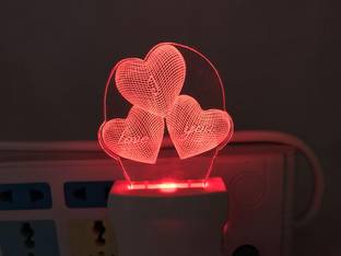 UKANI I LOVE YOU with Heart Design Night Lamp