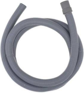NEW WARE 2 Meter Front Load Fully Automatic Washing Machine Waste Water Drain Outlet Flexible Plastic Hose Pipe Tube / Extension Pipe / Discharge Pipe Washing Machine Outlet Hose
