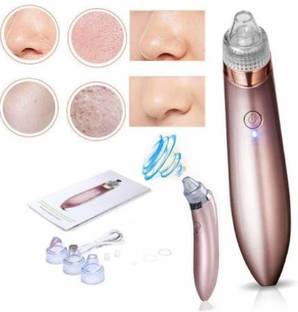 NEW CREATION 4 in 1 Pore Cleaner Rechargeable Blackhead Whitehead Remover Device For Face Acne Pimple Pore Cleaner Vacuum Suction Facial Care Tool Nose Cleaner Facial Cleanser System & Brush