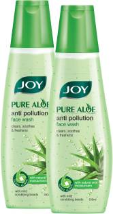 Joy Pure Aloe Anti Pollution  (Pack of 2 x100ml) Face Wash