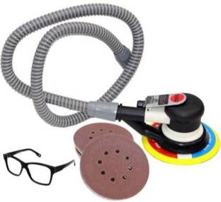 Techno 6 Inch Air Sander with Vacuum 150mm Air Pneumatic Sander 6 "Air Sander Pneumatic Tools 6 inch Random Orbital Sander