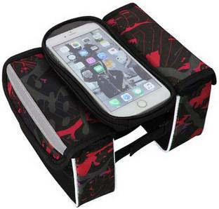 Schrodinger 60082 Bicycle Cycle Front Frame Bag Pouch with 7" Mobile Holder