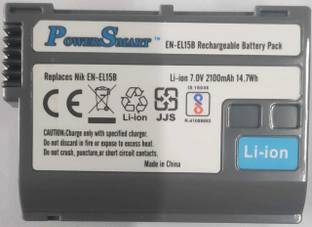 Power Smart EN-EL15B 7.0V 2100mAh Rechargeable Lithium-Ion  for for D850, D7200, D7500, D500, D7100, D810A, D750, D810, D800E, D7000, D800, Z7 and Z6 Cameras  Battery