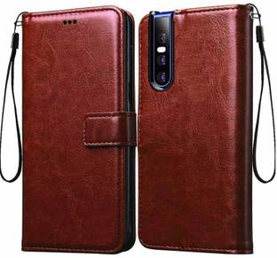 TINGTONG Flip Cover for Vivo V15 Pro