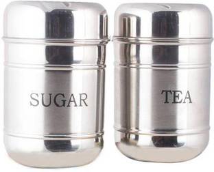 Dream Mart Steel Tea Coffee & Sugar Container  - 500 ml