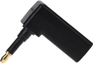 Tobo Digital Coax Audio Cable 0.05 m 90 degree Toslink Digital Optical Female to Mini Plug Male Adapter TD-685OC
