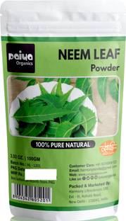 paiya organics 100% Natural Neem Leaf Powder For Face Pack And Hair Pack