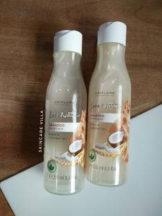 Oriflame Sweden Love Nature Shampoo For Dry Hair Wheat & Coconut Oil (pack of 2)