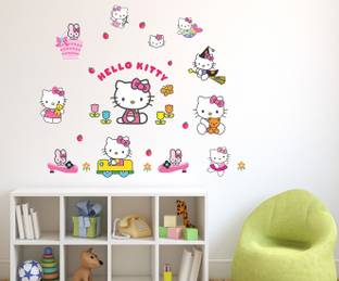 Wallzone Hello Kitty Vinyl Wallsticker