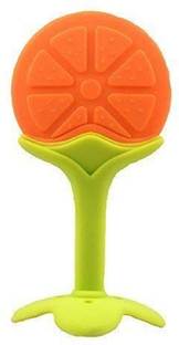 Manan Shopee Silicone Teether/Nibbler/Feeder/Fruit Teether for Babies Teether