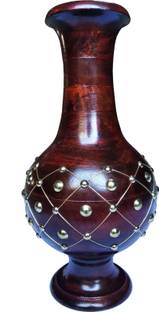 इम्प्रो wooden flower pot/Vase लकड़ी का वास