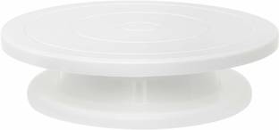 Krishna Collection rotating table for cake decoration with bottom grip Plastic Cake Server