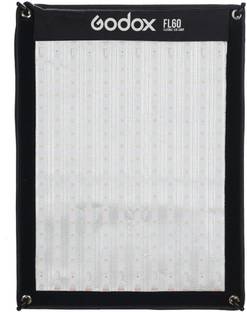 GODOX FL60 60W Bi-Color Flexible LED Video Light 3300-5600K Portable Foldable Cloth Light for Photo Studio Lighting (30x45) cm 1800 lx Camera LED Light