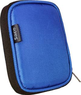 Saco External Hard disk Bag pouch 2.5 inch 2.5 inch Shock Resistant Water Proof Compatible enclosure for Toshiba, Western Digital, Seagate, Dell, Samsung, Sony, Hp, Hitachi, WD, Transcend