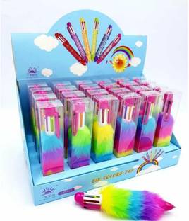 Ridhi Sidhi Multi Colour Fur Pen Gel Pen