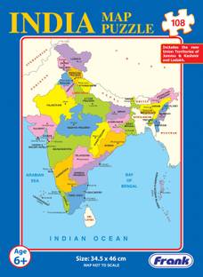 Frank India Map Puzzle