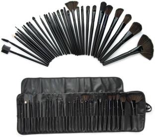 GYBest 32 pcs Professional Cosmetic Makeup Brush Set with leather bag