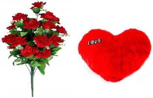 Ktkashish Toys Artificial Flower, Soft Toy Gift Set