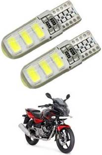 Riya Touch White SIlicon Gel 13 Parking Light Motorbike LED for Bajaj (12 V, 5 W)