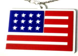 GXYS USA Flag Car Hanging Ornament