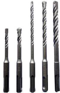 टूल्स मास्टर SDS BIT SET BIT SET HAMMERING BIT SET Suitable for most Masonary, Electrical & Plumping works- 5pieces Professional Quality