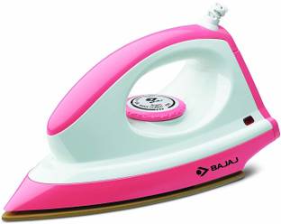 BAJAJ Majesty Canvas Pink 1000 Watts Dry Iron 1000 W Dry Iron