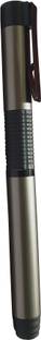 Maskey Brass Made with Chrome Parts Rough & Tough Rubber Grip Metallic Grey Designer Ball Pen