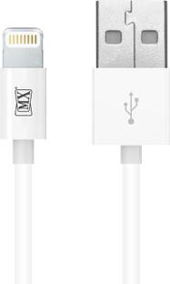 MX Lightning Cable 2.4 A 2 m Copper MFI Certified Lightning to USB Cable ( 2 mtrs)