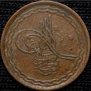 jaya collection RARE India Princely State Hyderabad 2 Pai 1903-1930 21mm Copper coin 1pcs Medieval Coin Collection