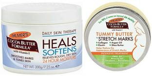PALMER'S Daily Skin Therapy Heal Cream & Tummy Butter for Stretch Marks