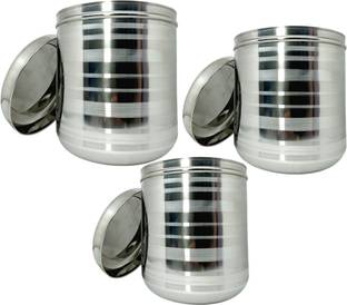 bartan hub Steel Tea Coffee & Sugar Container  - 7 L, 8 L, 10 L