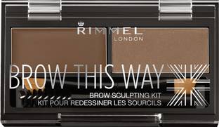 Rimmel London Brow This Way Eyebrow Sculpting Kit - Mid Brown 2.4 g