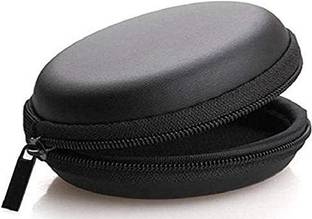 CHIRK Leather Zipper Headphone Pouch For Universal