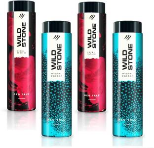 Wild Stone Ultra Sensual and Hydra Energy Talc - 300 gm each