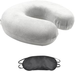 TONY STARK Memory Foam neck pillow with Sleeping Eye Mask For travel work Flights Resting Work Neck Pillow