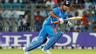 MS DHONI CRICKET ON FINE ART PAPER HD QUALITY WALLPAPER POSTER Fine Art Print