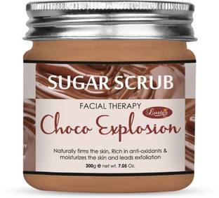 Luster Choco Explosion Sugar Scrub, Naturally Firm & Moisturize the skin, Unisex Scrub