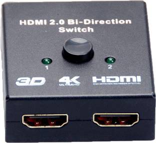 Tobo HDMI Switch 4K Splitter, 2 Ports 2x1 or 1x2 HDMI Bi-Directional Switcher Media Streaming Device