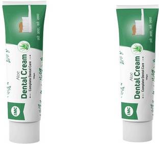 IMC Aloe Dental Cream Toothpaste set of 2 (100+100 =200 gm) Toothpaste