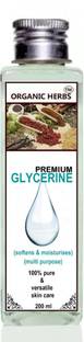 ORGANIC HERBS GLYCERINE - For softens & moisturises - 200 ml Face Wash