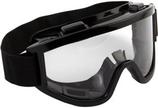 ZEK Adult Motorbike ATV/Dirt Bike Racing Transparent Goggles With Adjustable Strap Safety Goggles