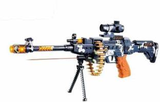 DTD Creation COMBAT MISSION GUN FOR ARMY WITH FLASHING Lights and Laser Light Guns & Darts