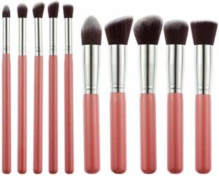 SMIETRZ Pink Makeup Brush Set of 10 pc