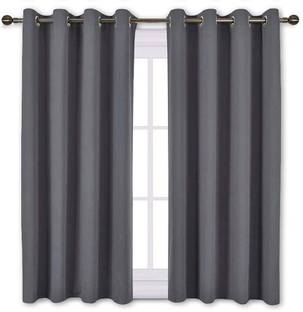 COMFY HOME 182.8 cm (6 ft) Shower Silk Blackout Curtain (Pack Of 2)