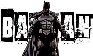 DivineDesigns 46 cm Batman Self Adhesive Sticker