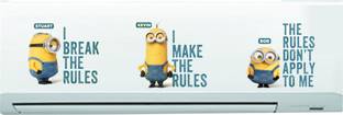 DivineDesigns 23 cm Minions AC Sticker Self Adhesive Sticker