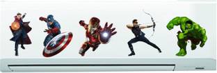 DivineDesigns 23 cm Avengers AC Sticker Self Adhesive Sticker