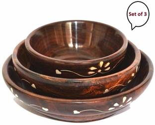 S.I Creation Wooden Serving Bowl BOWL-1